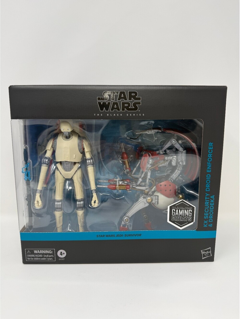 Star Wars The Black Series: KX Security Droid Enforcer And Droideka Figure NEW